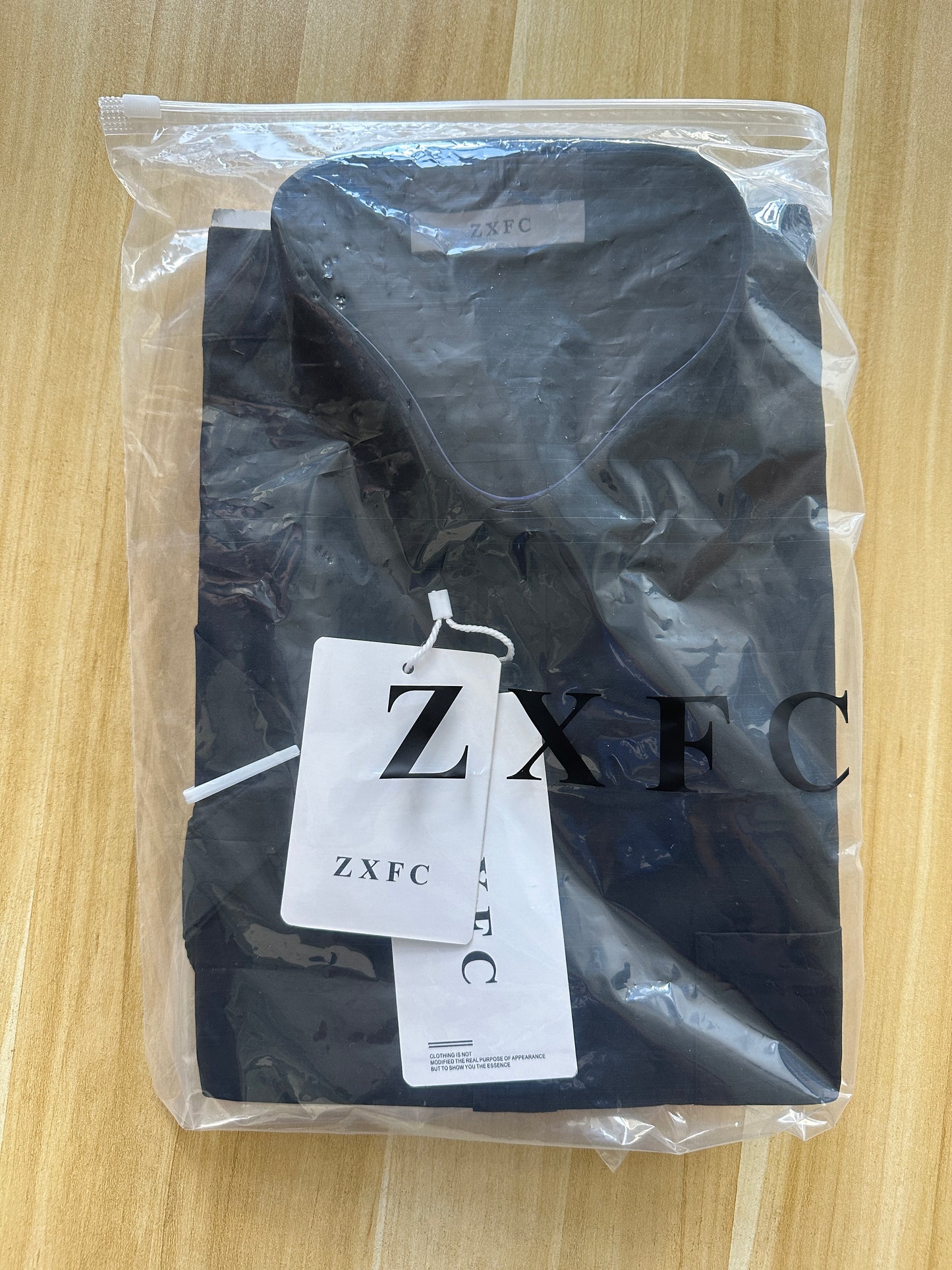 ZXFC Men's Black Short Sleeve Shirt for Summer