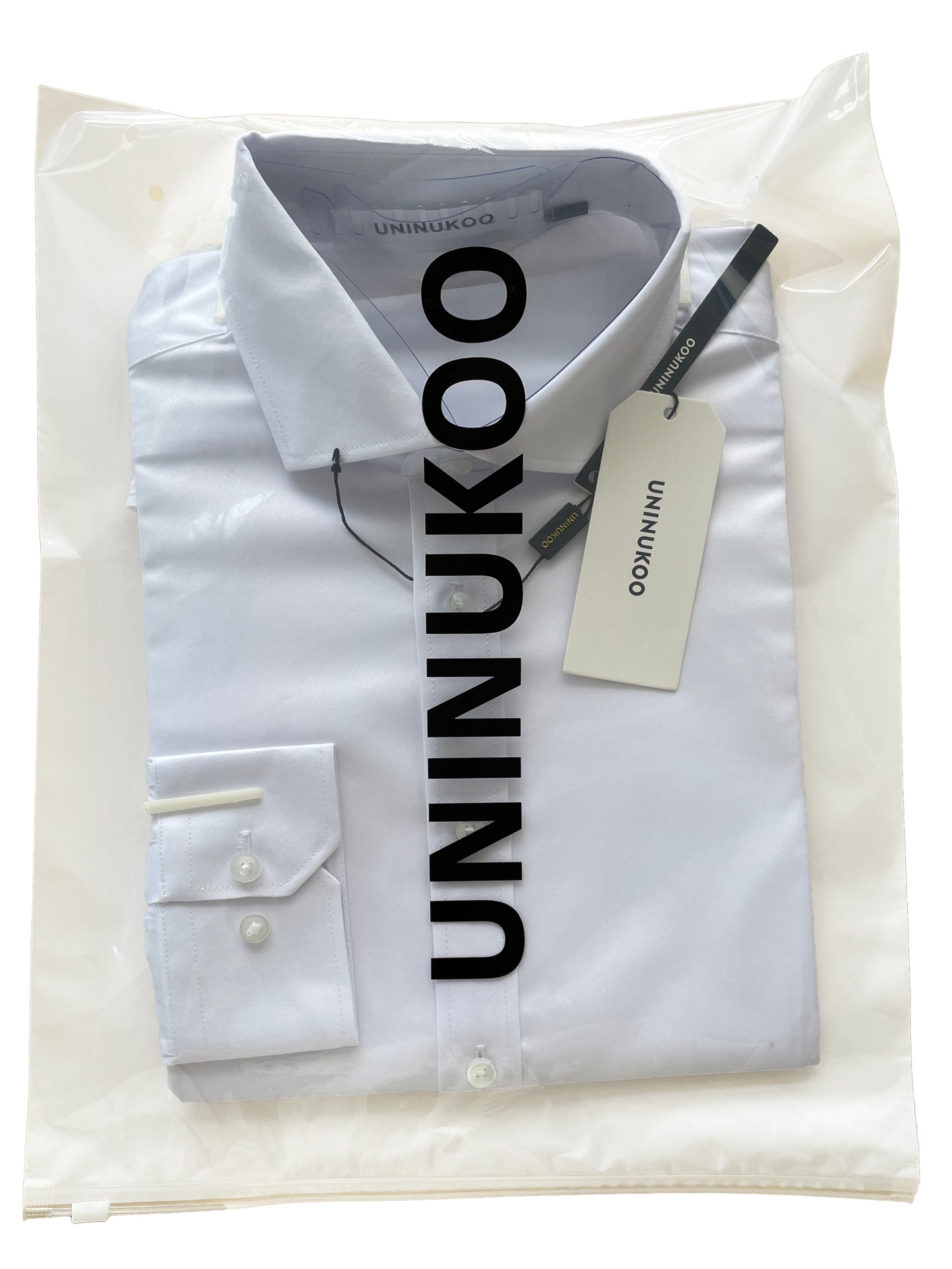 UNINUKOO Mens Long Sleeve Casual Dress Shirts Solid Plain Color