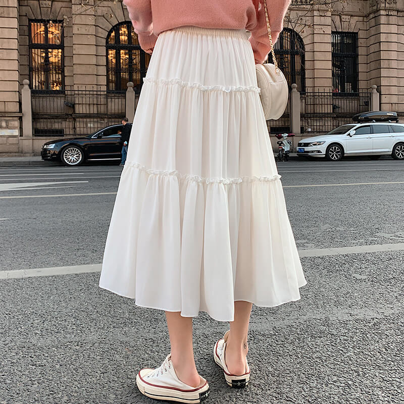 CCXO Women's White Summer Skirt